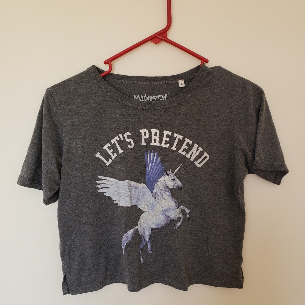 Unicorn crop top